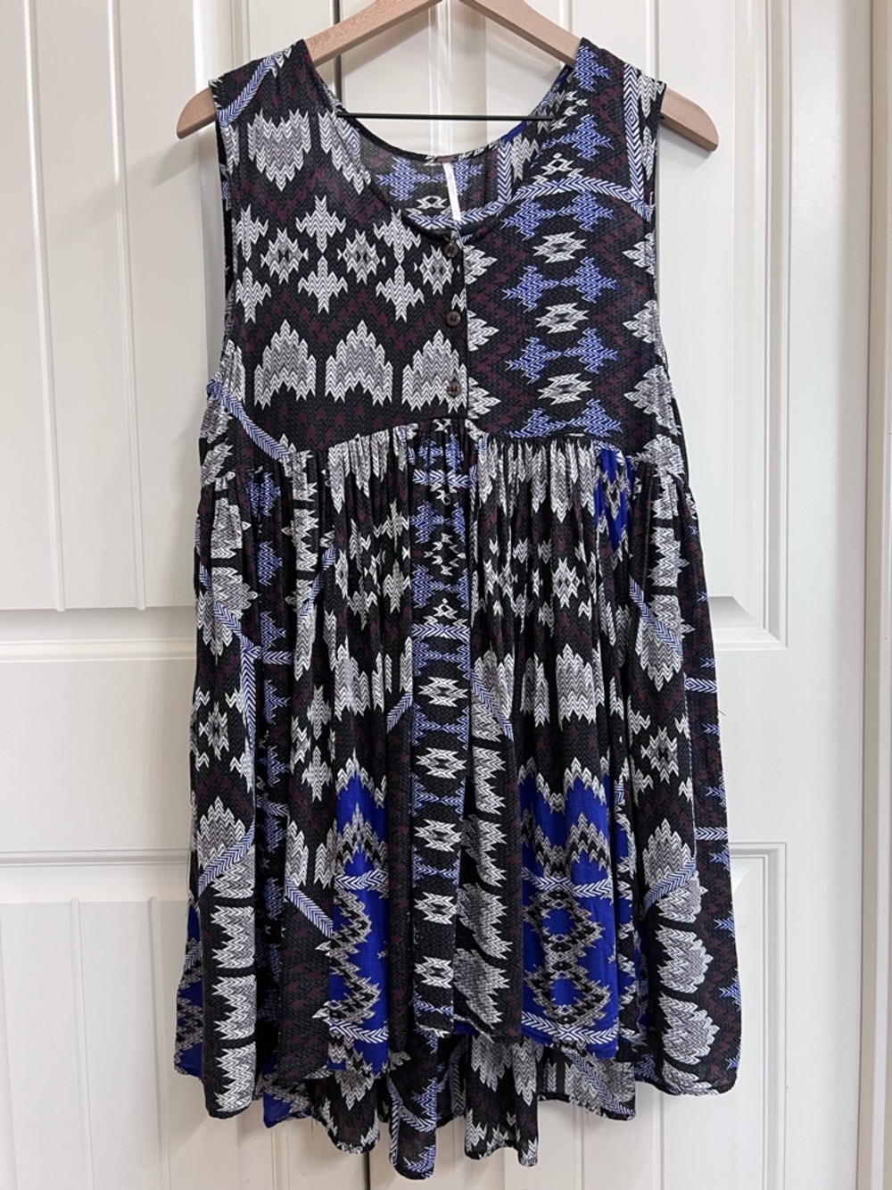 Free People Womens Take Me to Thailand Sleeveless Dress in Black, Size XS